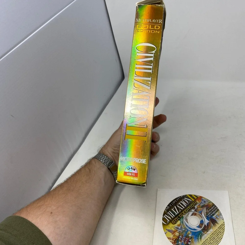 MicroProse Civilization II Gold Edition Multiplayer PC Windows 95 Big Box 53047